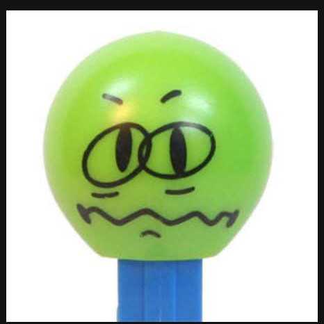 Funky Faces - Worried - Blue - funky faces pez collectible - Main Image 2