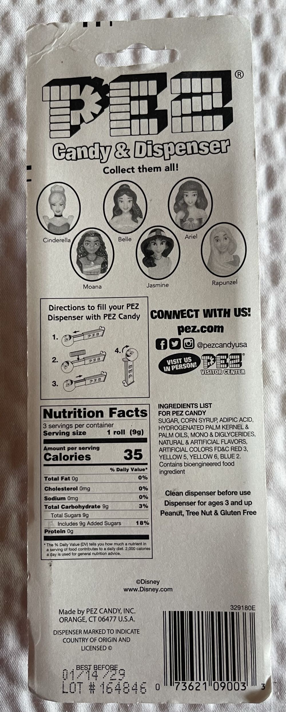 Disney - Princess - Snow White - Walt Disney pez collectible [Barcode 073621090033] - Main Image 2