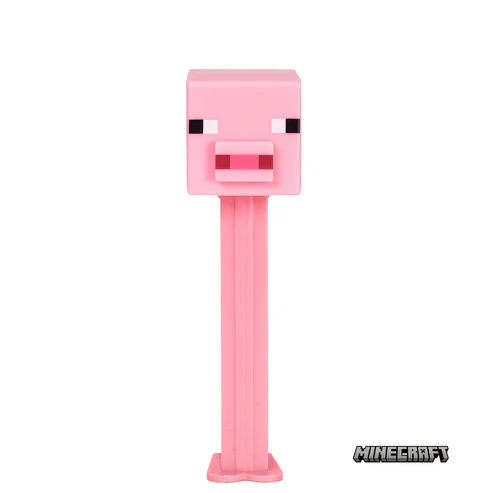 Minecraft - Pig, pink stem  pez collectible - Main Image 2