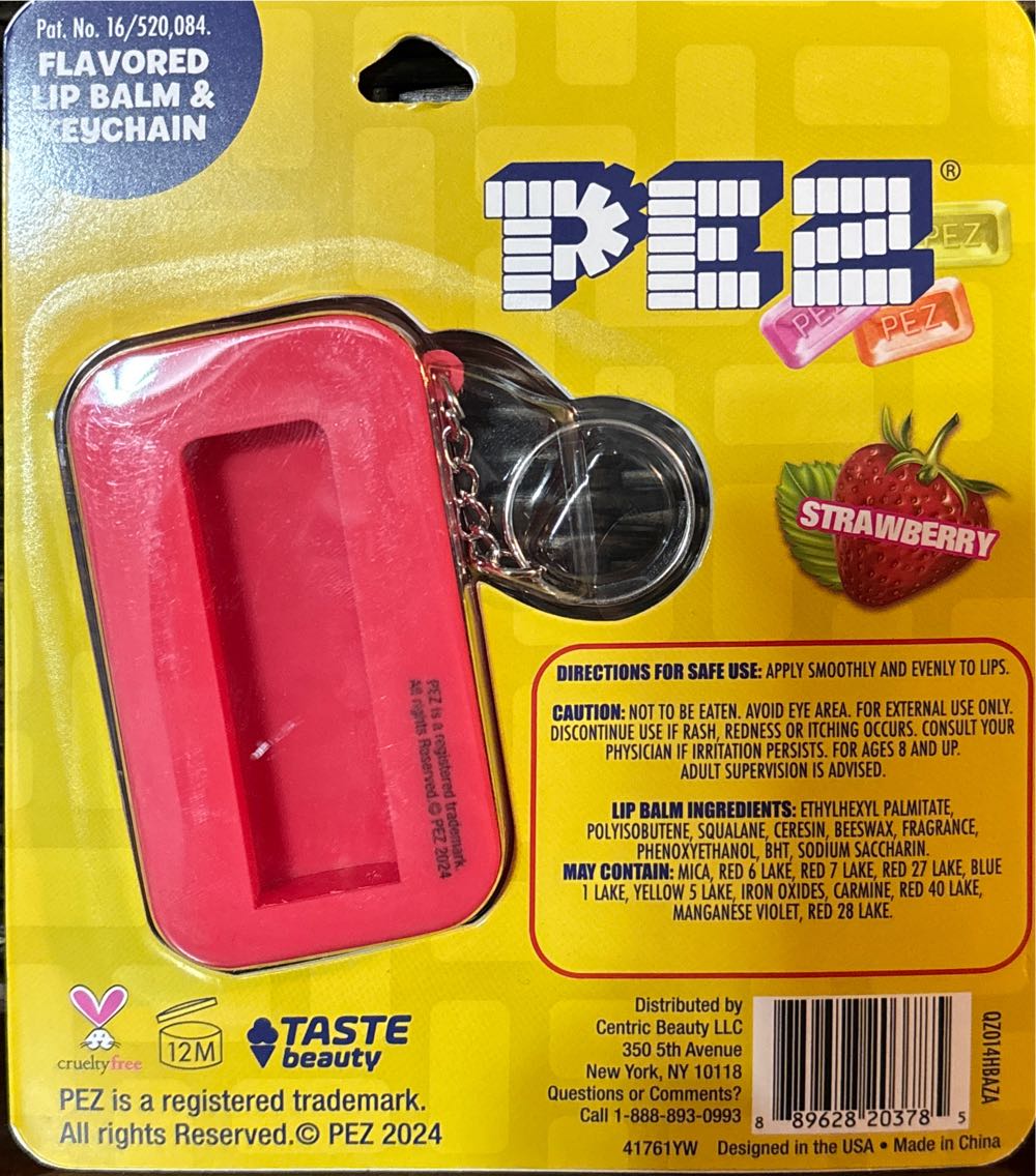 Lip Balm & Key Chain - Lip Balm pez collectible [Barcode 889628203785] - Main Image 2