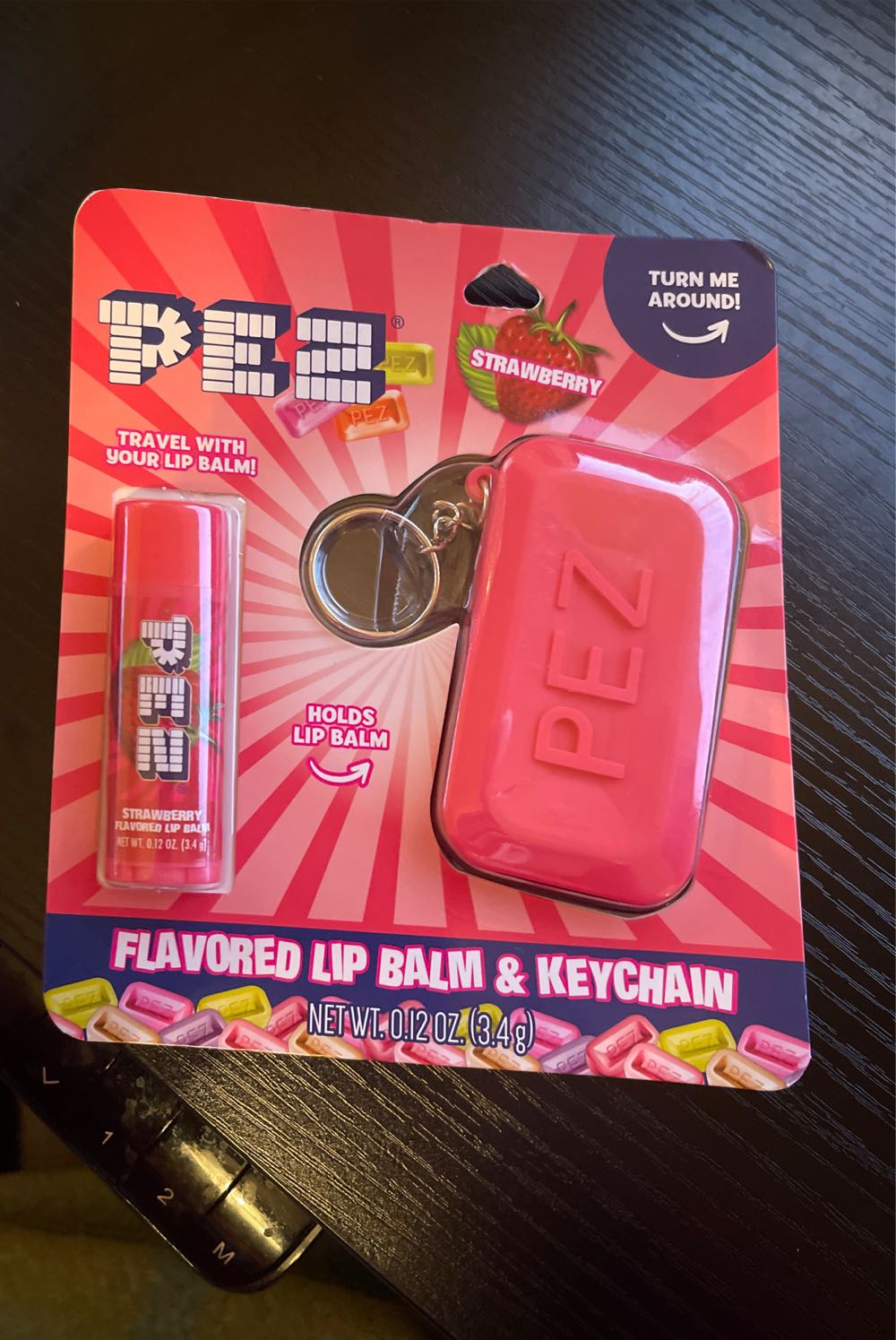 Lip Balm & Key Chain - Lip Balm pez collectible [Barcode 889628203785] - Main Image 3