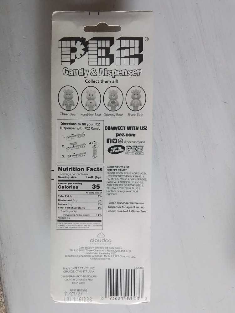 Care Bears - Care Bears (Unlock the Magic) pez collectible [Barcode 073621090033] - Main Image 2