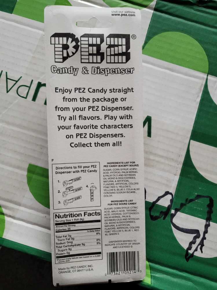 Valentine’s Day- Pink Crystal Heart-XOXO  pez collectible [Barcode 073621092143] - Main Image 2