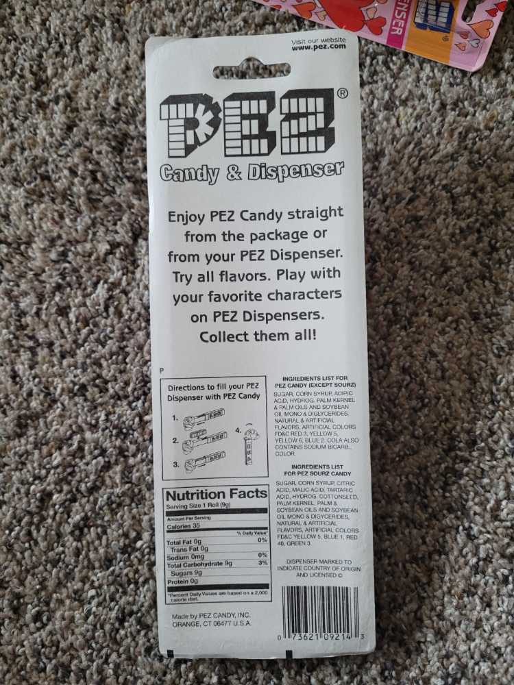 Valentine’s Day- Red Crystal Heart- Sugar Sugar  pez collectible - Main Image 2