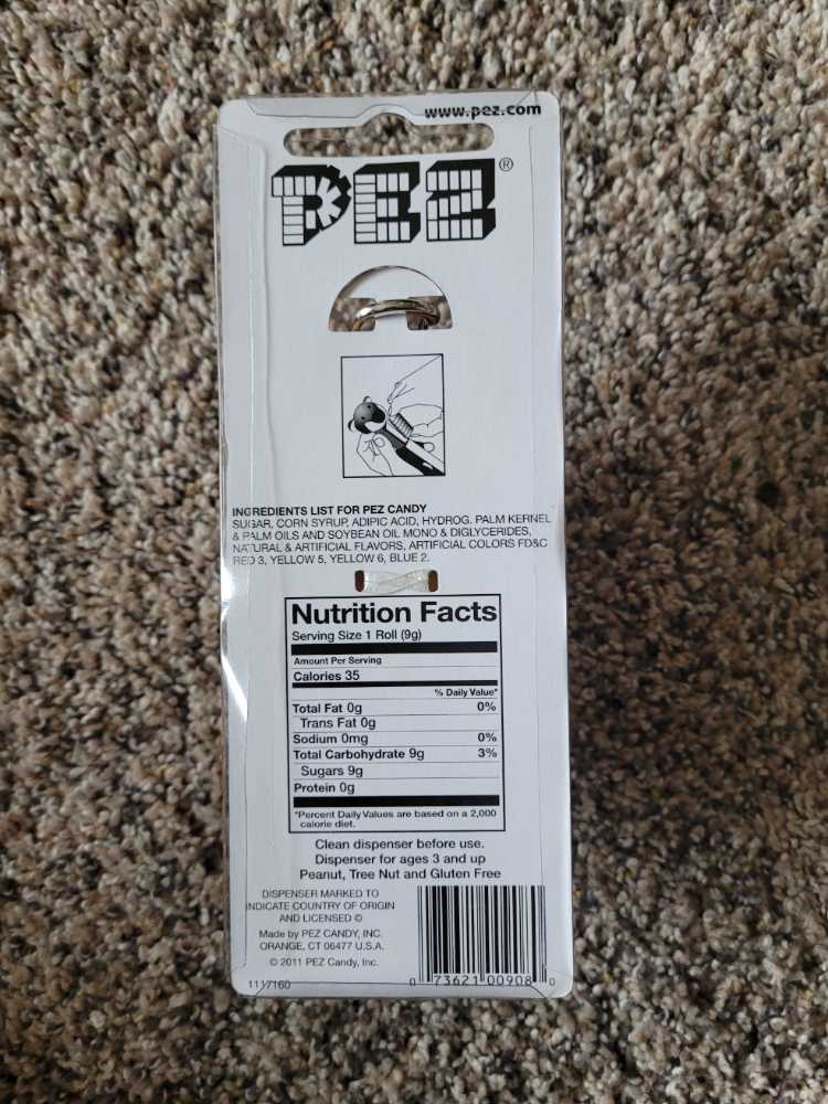 Light Brown Bear  - Valentine Plush Bears pez collectible [Barcode 073621009080] - Main Image 2