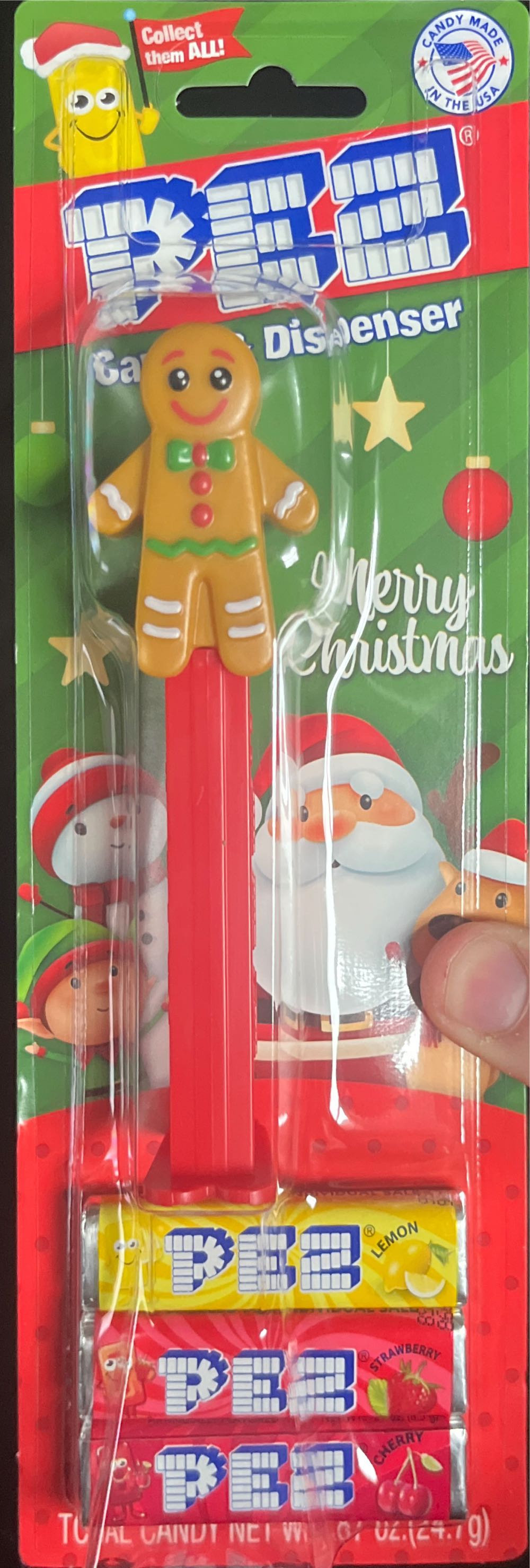 Christmas - Gingerbread Man 🎄2024 - Christmas pez collectible [Barcode 073621092334] - Main Image 2