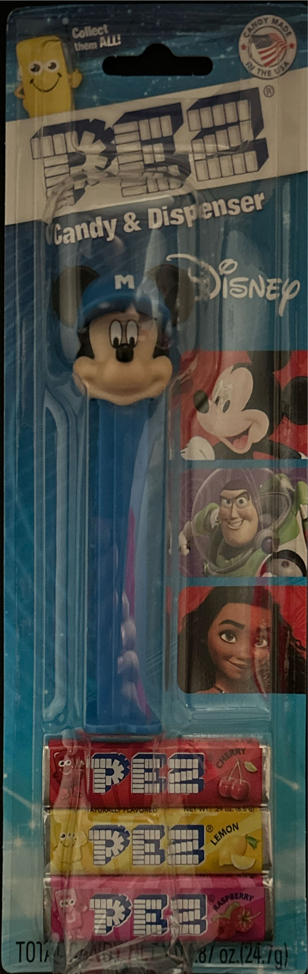 Disney - Mickey Mouse - Blue Baseball Hat - Cartoons pez collectible [Barcode 073621092754] - Main Image 4