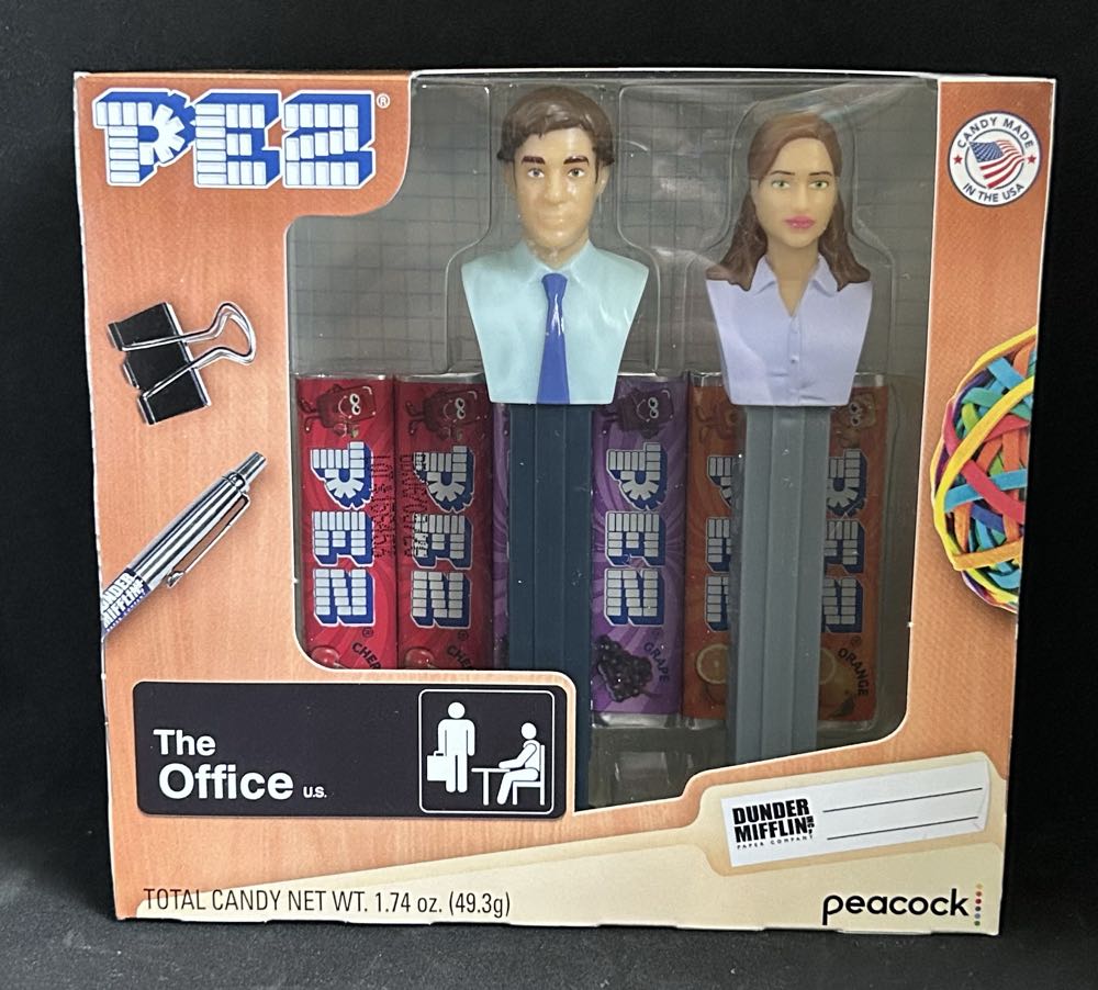 The Office - Jim Halpert, dk blue stem - Tv Show pez collectible [Barcode 073621012394] - Main Image 4