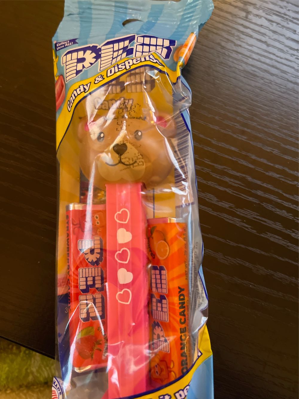 Brown Bear - Valentine’s Day pez collectible - Main Image 2