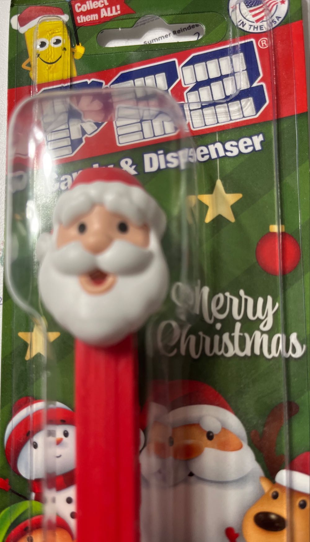 Christmas - Santa 🎅🏻 2024🎄 - Merry Christmas pez collectible [Barcode 073621325104] - Main Image 3