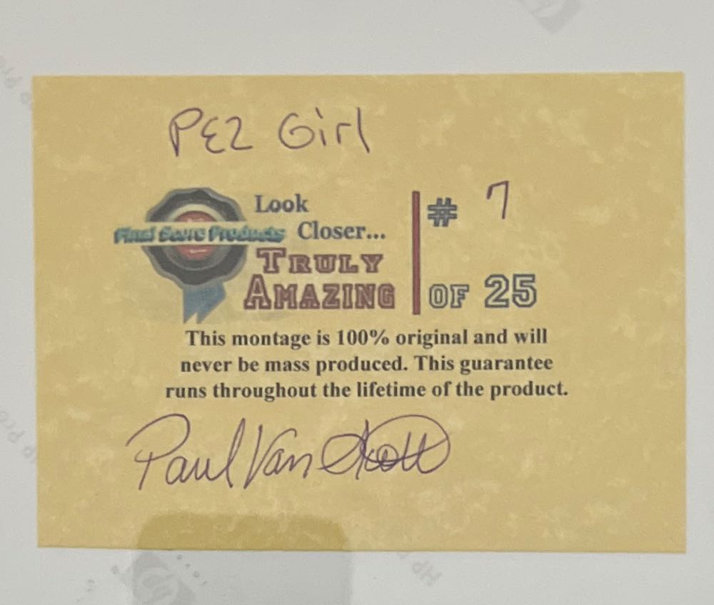 PEZ Girl Montage - Artwork pez collectible - Main Image 2