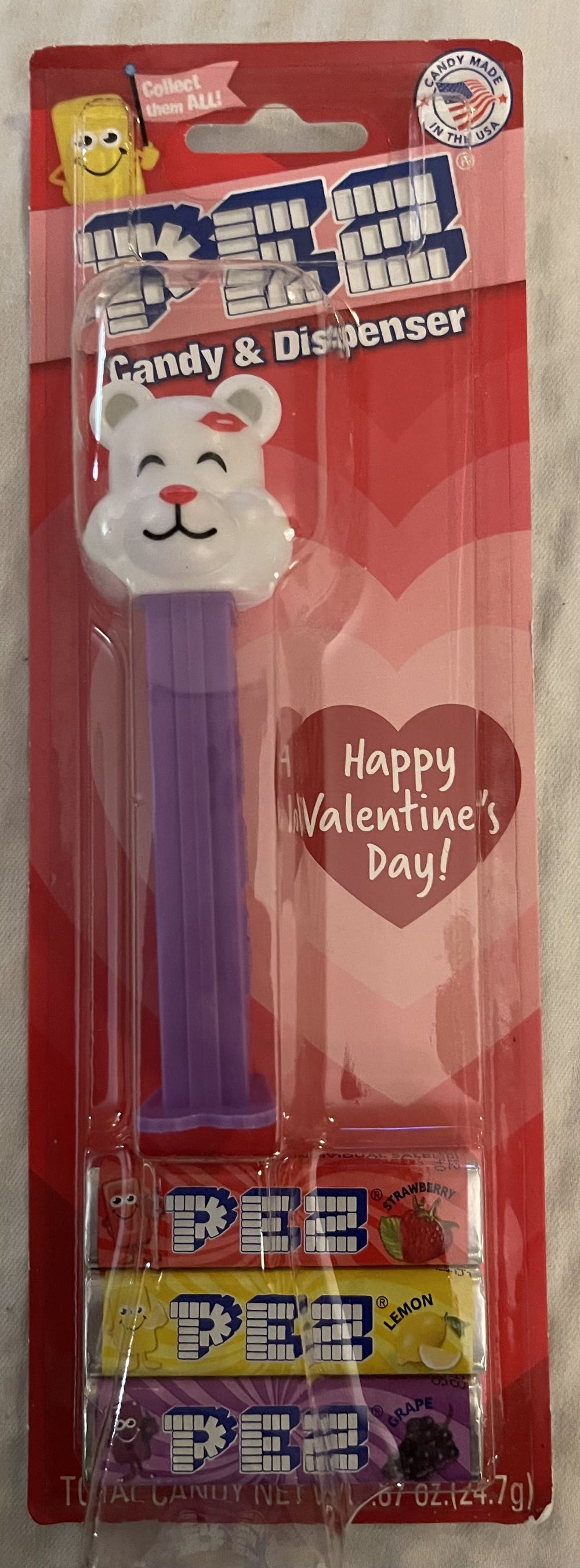 HeSaur w/Watch (White/Pink Candy)