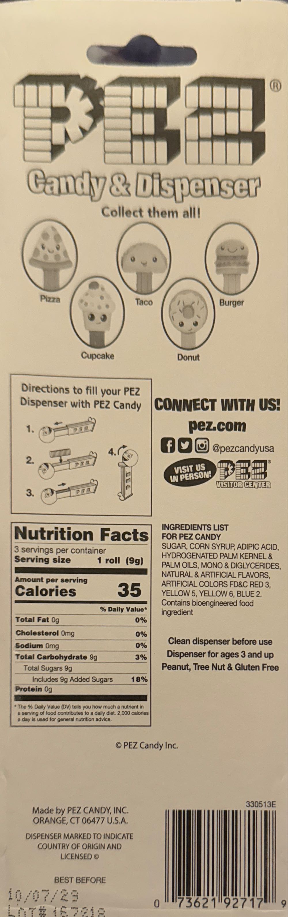 Pez Treats - Cupcake - Treats pez collectible [Barcode 073621927179] - Main Image 2