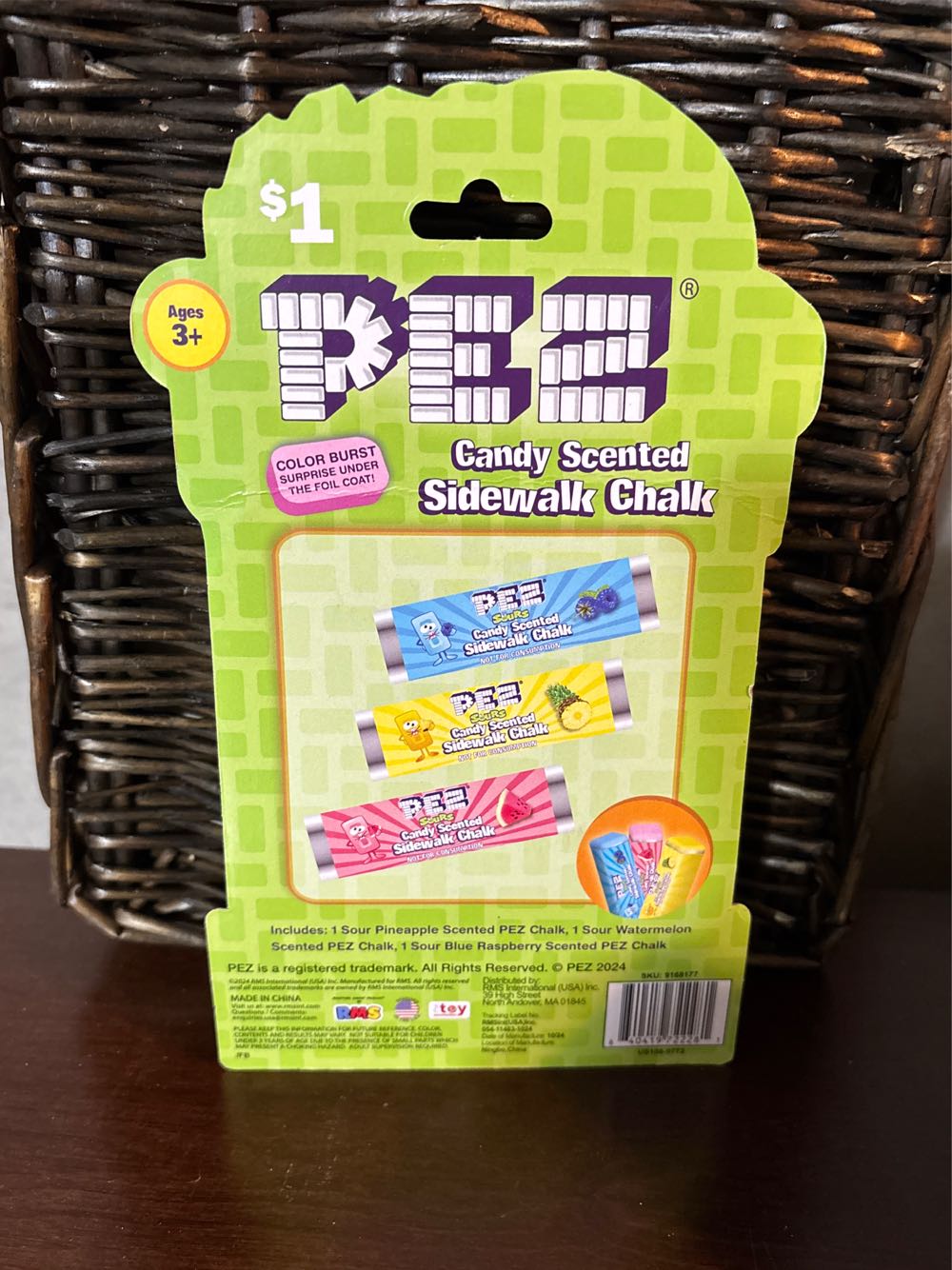 Pez - Sidewalk Chalk - Non-dispenser: Toy pez collectible [Barcode 840419722281] - Main Image 2