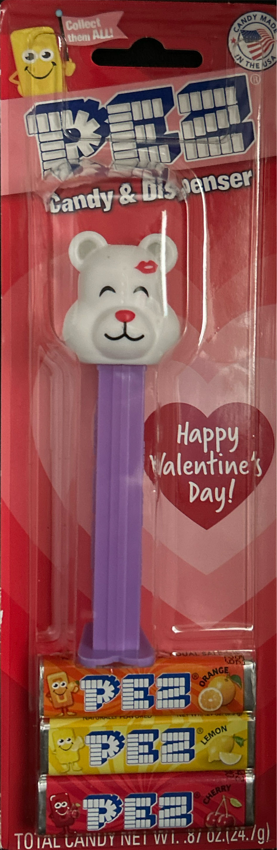 Valentine’s - Love Bear - Seasonal pez collectible [Barcode 073621092143] - Main Image 4