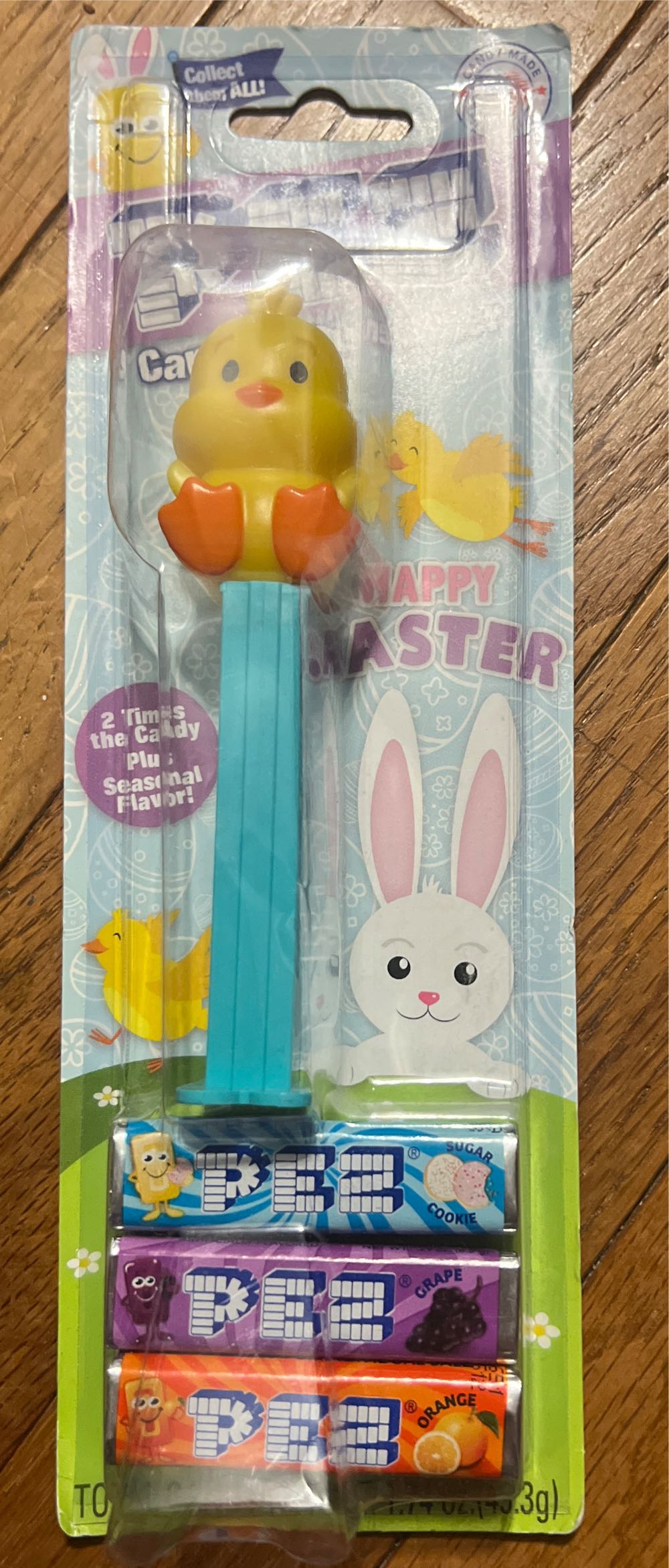 Valentine's Day - Panda Bear, red heart on eye, 5 hearts on red stem