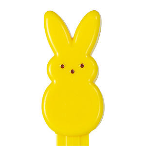 Easter - Peeps Bunny - Yellow - Easter pez collectible - Main Image 3
