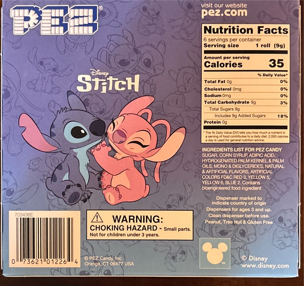 Stitch - Gift Set Stitch And Angel - Disney pez collectible [Barcode 073621012264] - Main Image 2