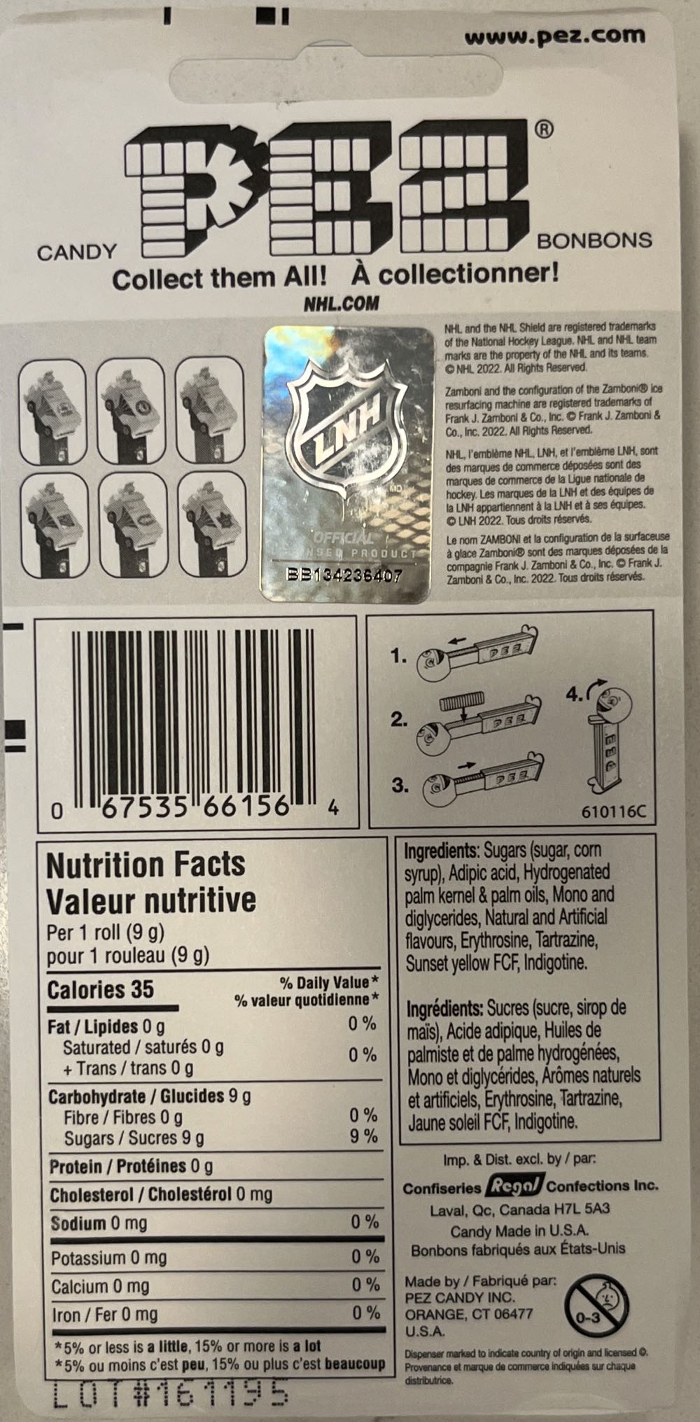 NHL Zamboni Detroit Red Wings - Sports - Hockey pez collectible - Main Image 2