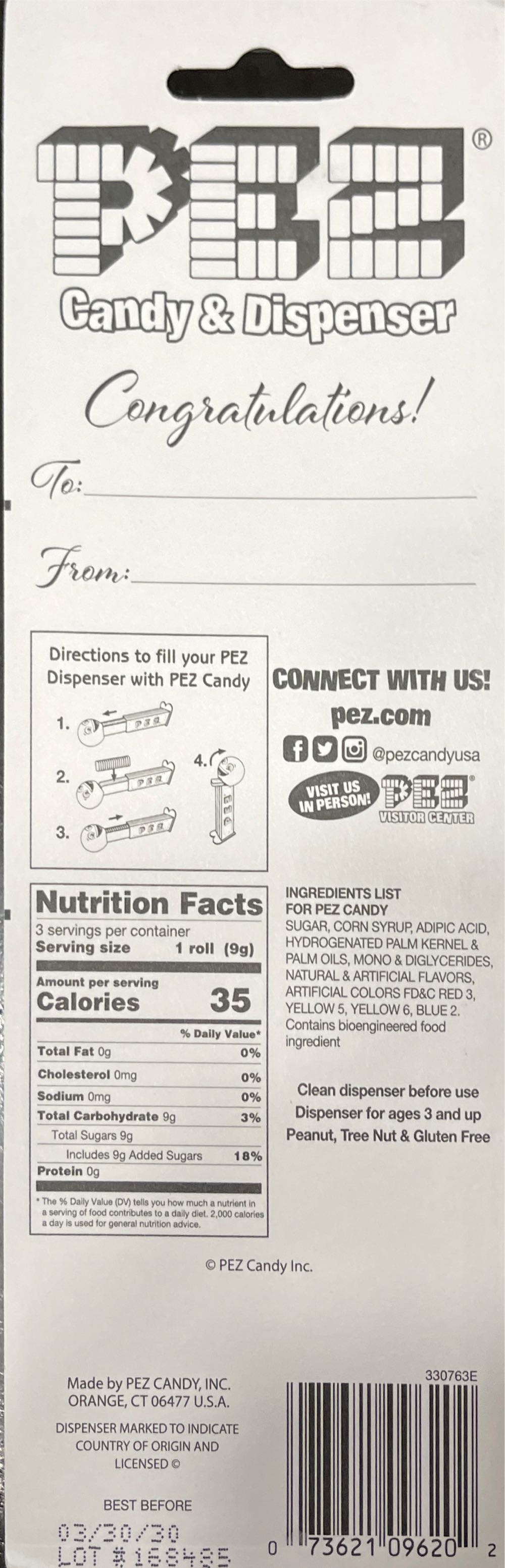 Bride (Dark Skin Tone/Red Hair) - Wedding Celebrations pez collectible [Barcode 073621096202] - Main Image 2