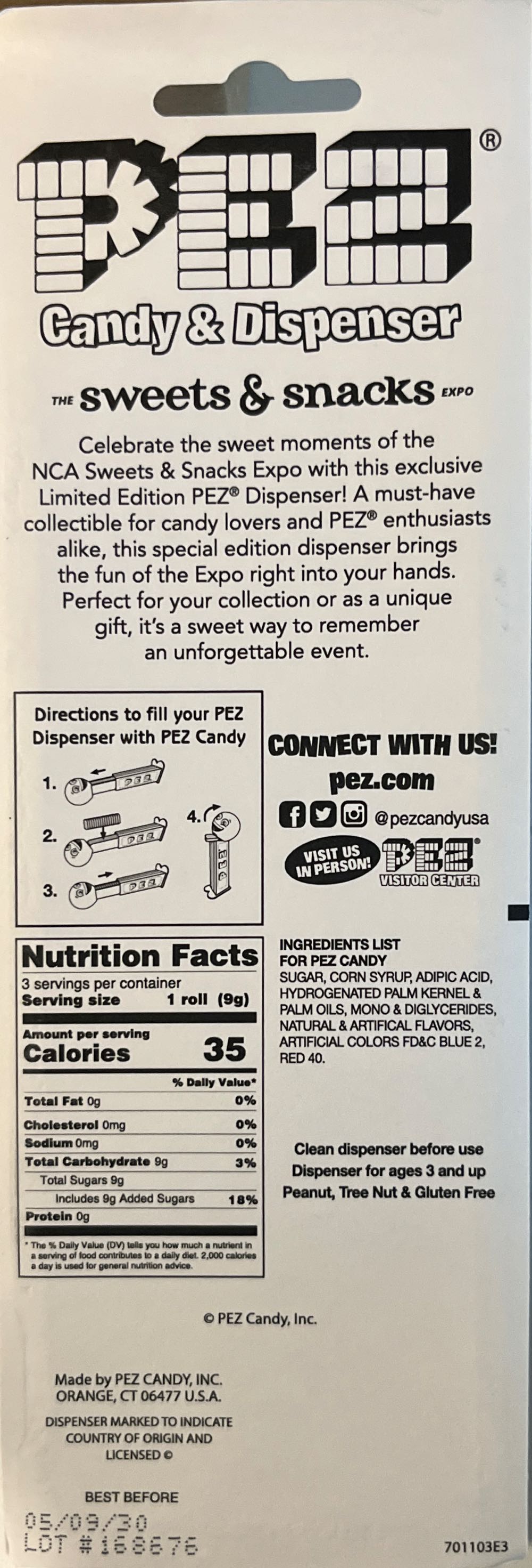 Sweets & Snacks 2025 Presenter Girl - Pez Exclusive pez collectible - Main Image 2