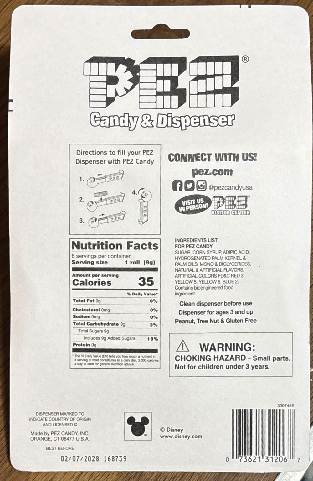 Stitch Pez Clips - Disney pez collectible [Barcode 073621312067] - Main Image 2