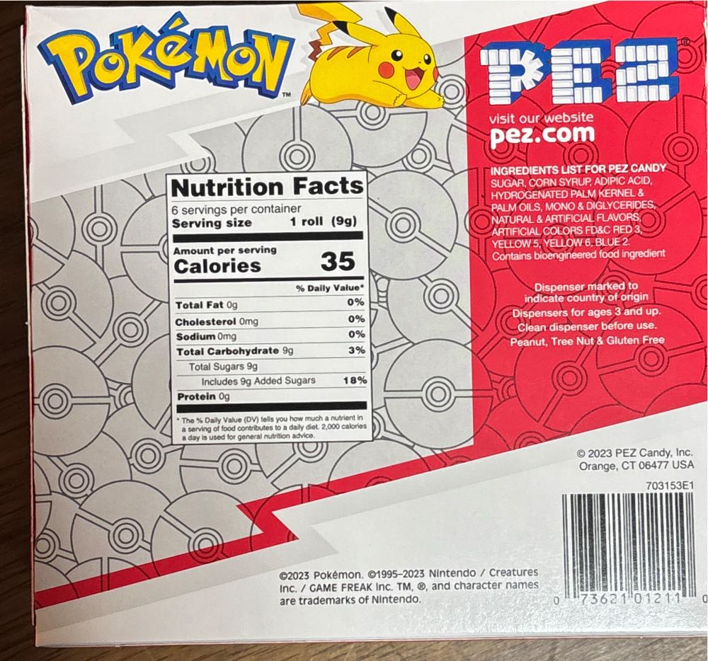Pokémon - Gift Set Pickachu Winking And Eevee - Pokemon pez collectible [Barcode 073621012110] - Main Image 2