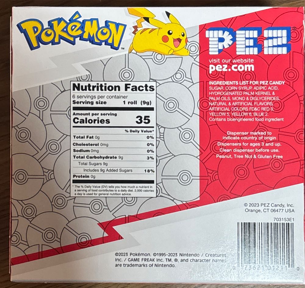 Pokémon - Gift Set Pikachu Laughing And Eevee  pez collectible [Barcode 073621012110] - Main Image 2
