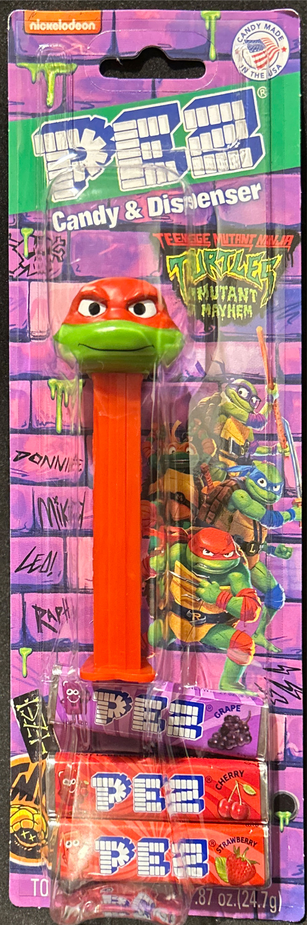TMNT - Raphael - Animated Movies pez collectible [Barcode 073621093409] - Main Image 4