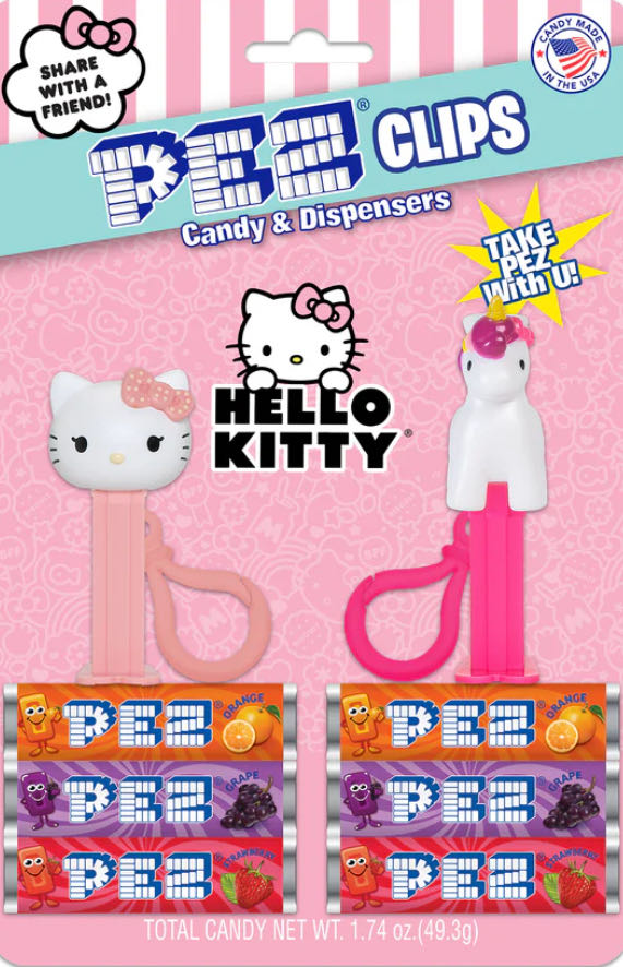 Hello Kitty Pink Bow Mini Clip - Hello Kitty pez collectible - Main Image 2