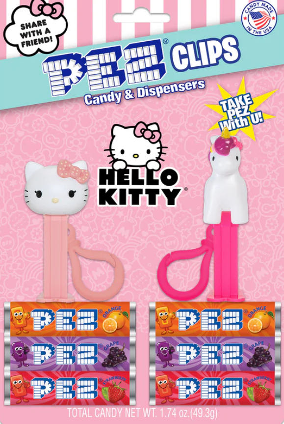 Unicorn Mini Clip - Hello Kitty pez collectible - Main Image 2