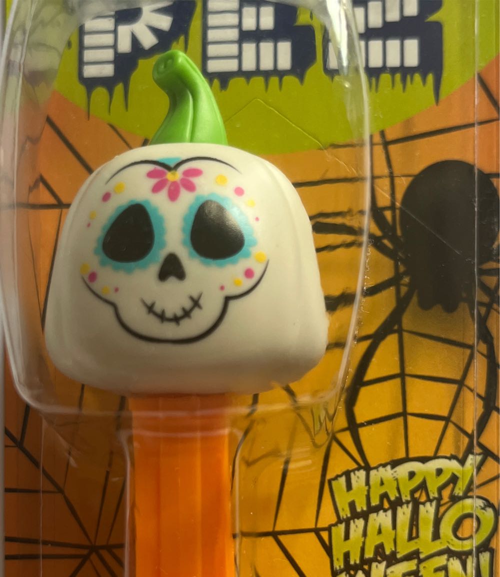 Pumpkin Dia De Los Muertos - Happy Halloween pez collectible - Main Image 2