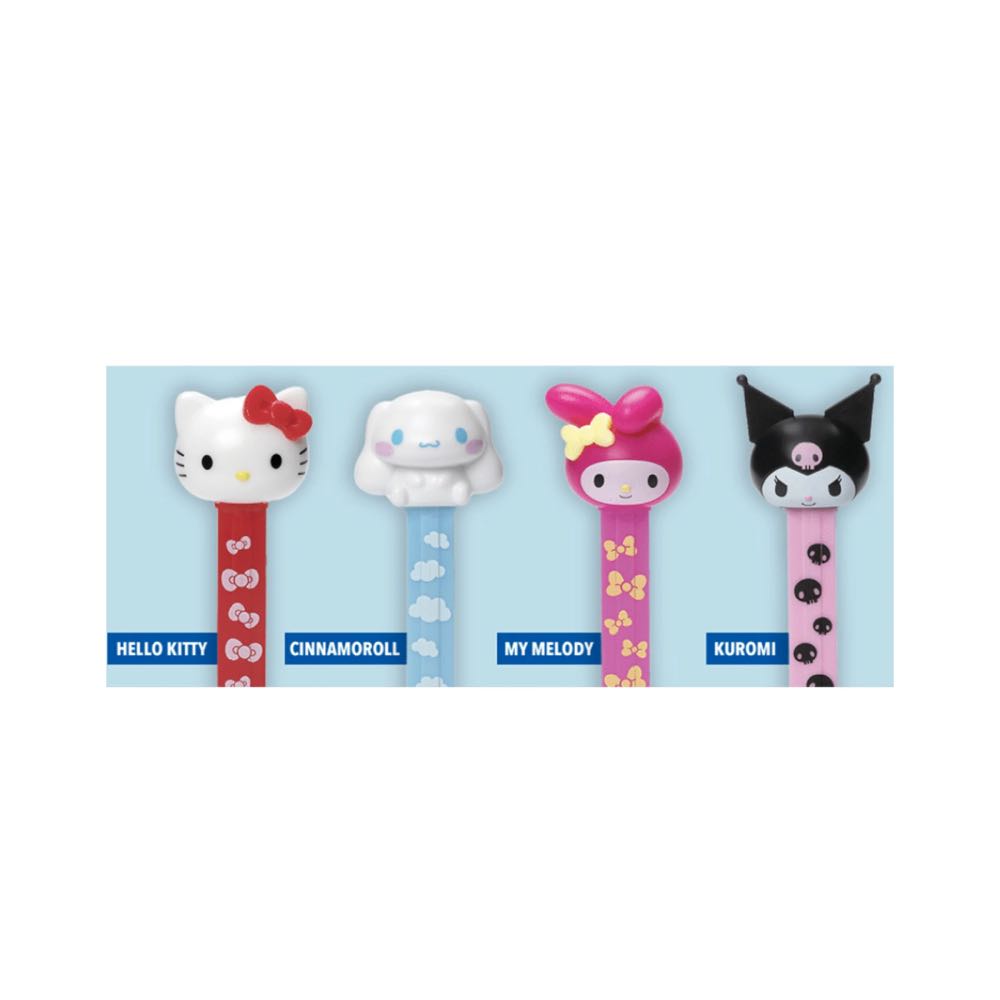 Hello Kitty & Friends Pez Tim (Four Dispensers + Six Candy Refills) - Hello Kitty pez collectible - Main Image 3