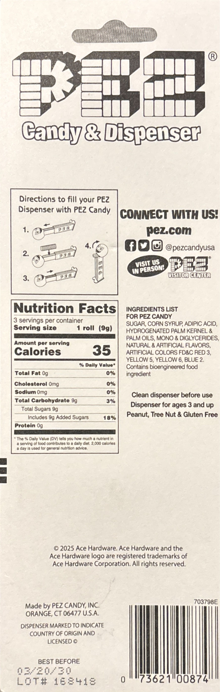 Truck - Ace Hardware - Rigs pez collectible [Barcode 073621008748] - Main Image 2