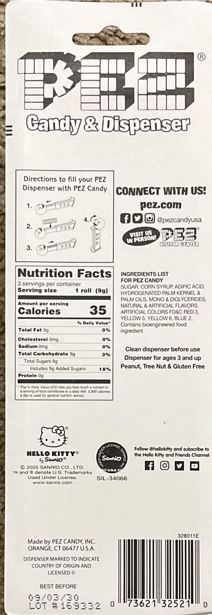 Hello Kitty - Christmas Walmart Exclusive 2025 - Hello Kitty: Christmas pez collectible - Main Image 2