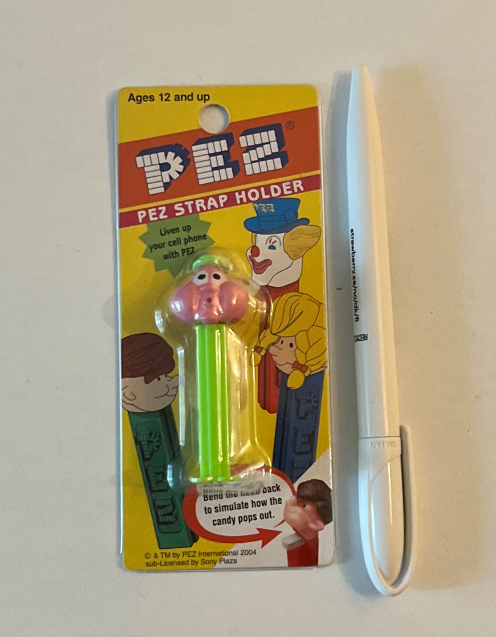 Mini Mini Bubble Man Strap Holder - Bubble Man pez collectible - Main Image 2
