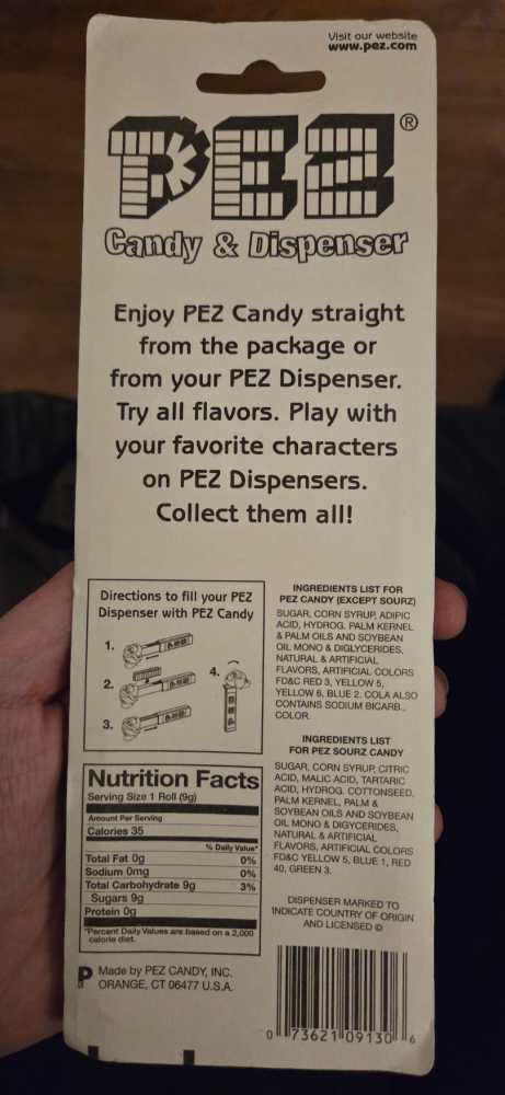 Meet The Robinsons - Bowler Hat Guy - Meet the Robinsons pez collectible [Barcode 073621091306] - Main Image 2