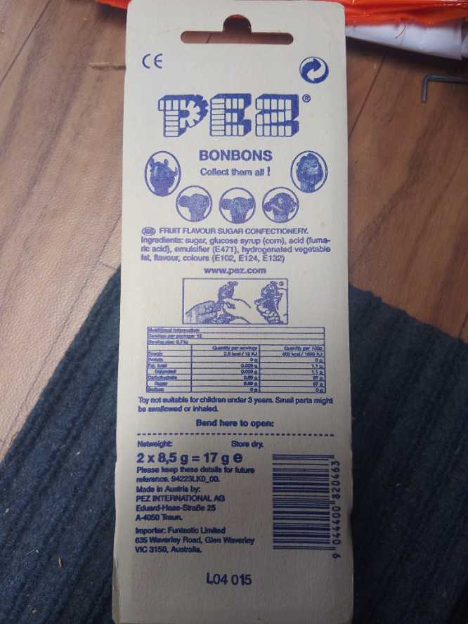 The Lion King Simba  pez collectible [Barcode 9044400815223] - Main Image 2