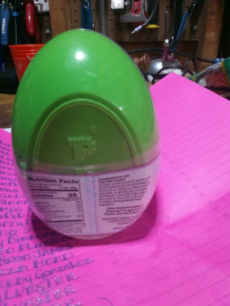 Happy Easter Baby Chick In Dome  pez collectible - Main Image 2