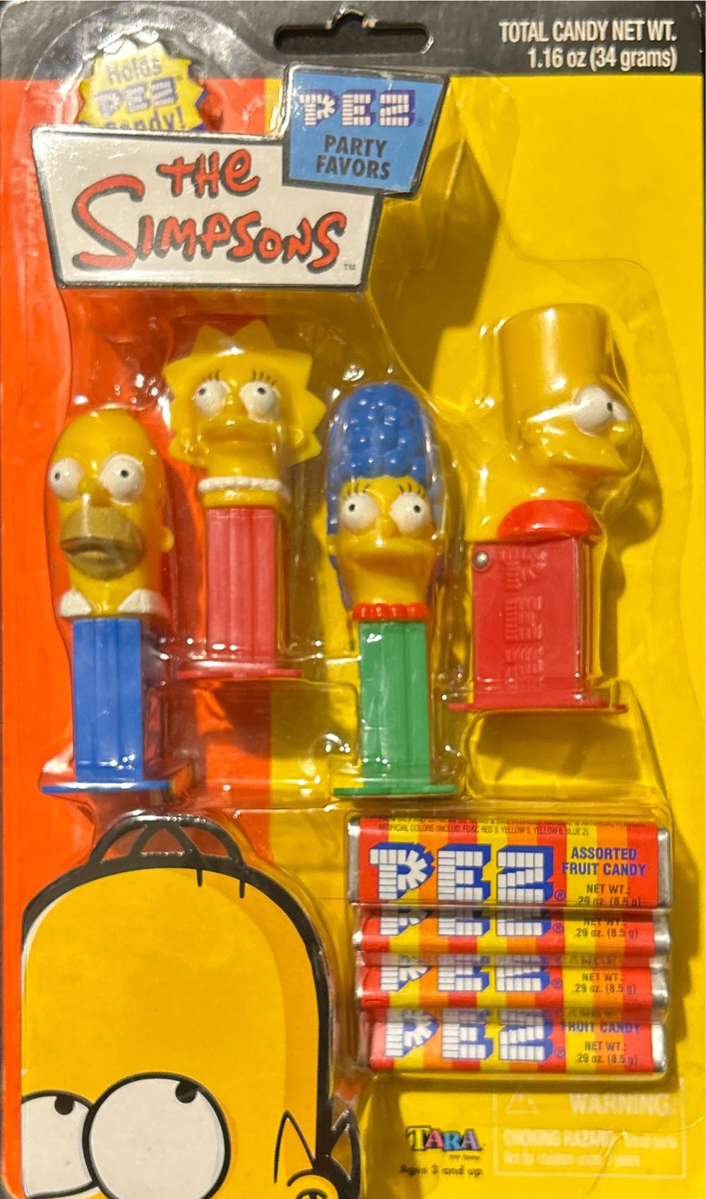 The Simpsons - Party Favors - Bart - Cartoons pez collectible [Barcode 029116570450] - Main Image 4