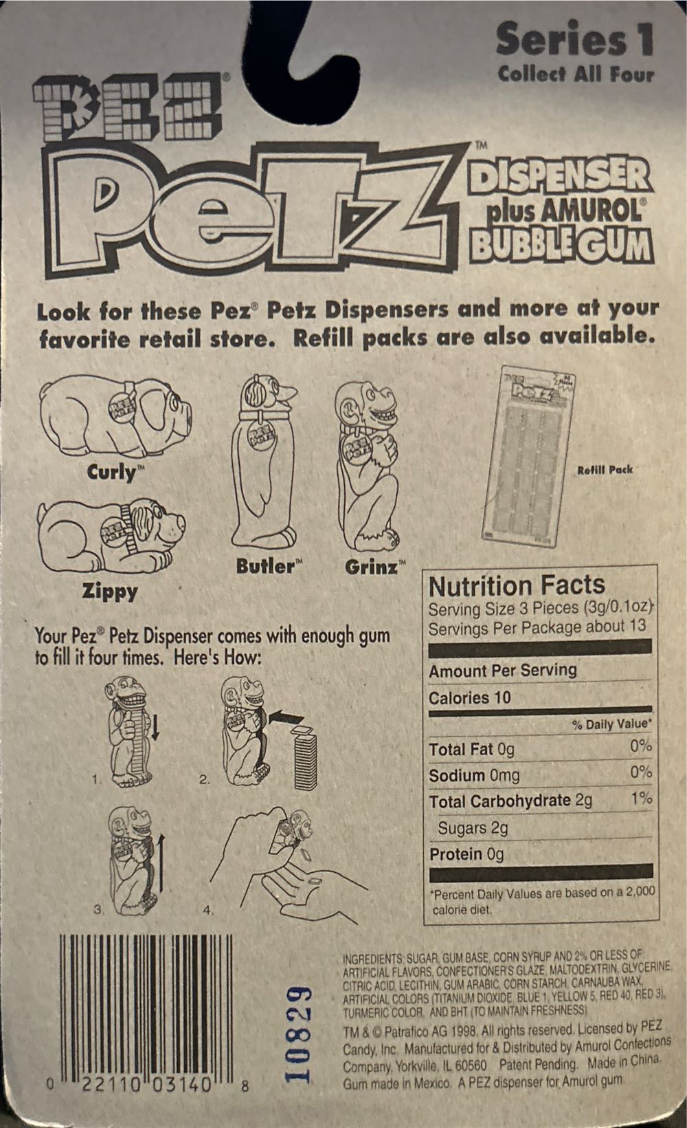 PEZ Petz - “Butler” The Penguin - Animals pez collectible [Barcode 022110031408] - Main Image 3