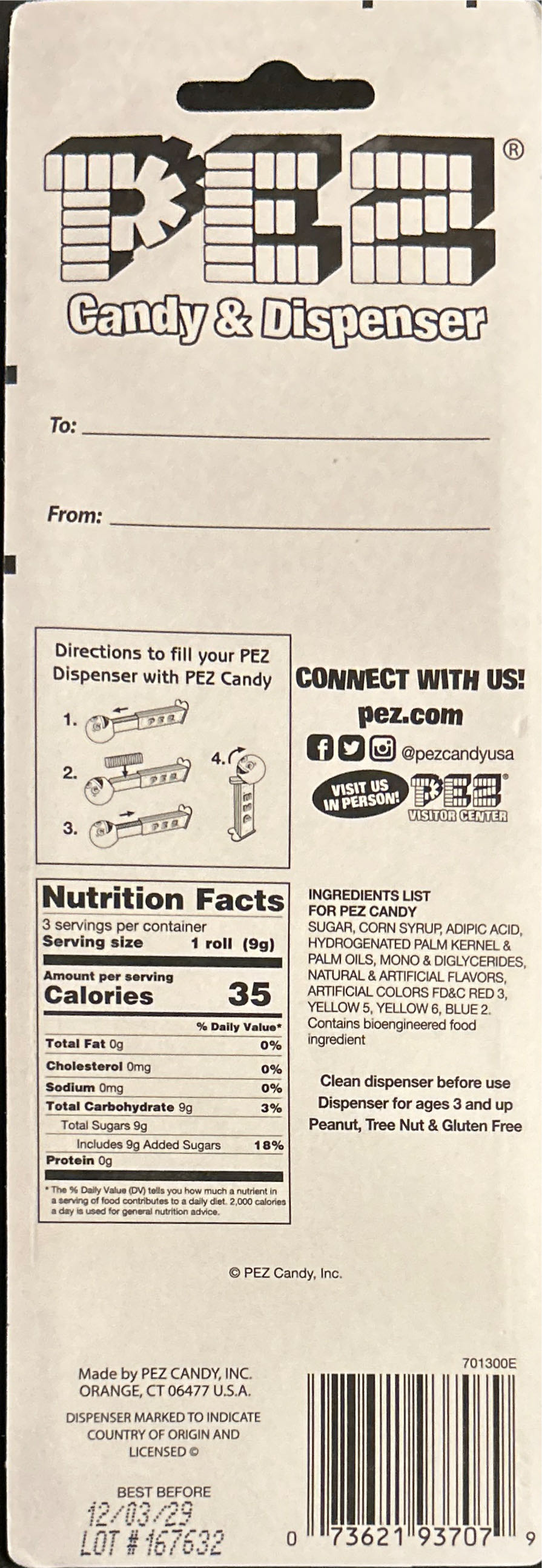 PEZ Exclusive - Blue Bear - It’s A Boy - PEZ Celebrations pez collectible [Barcode 073621937079] - Main Image 2