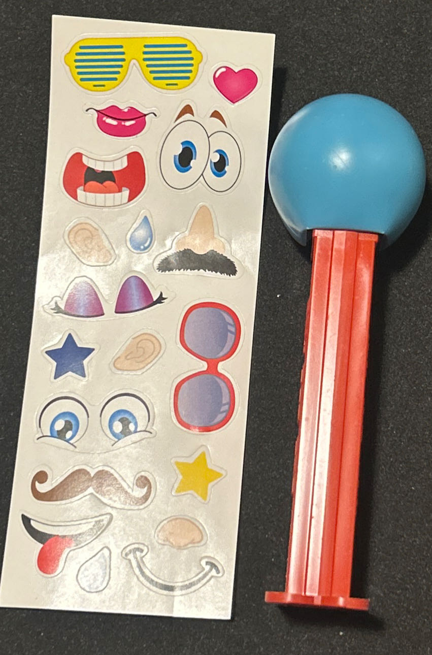 DIY Pez - Blue Emoji Face  pez collectible [Barcode 073621090026] - Main Image 3