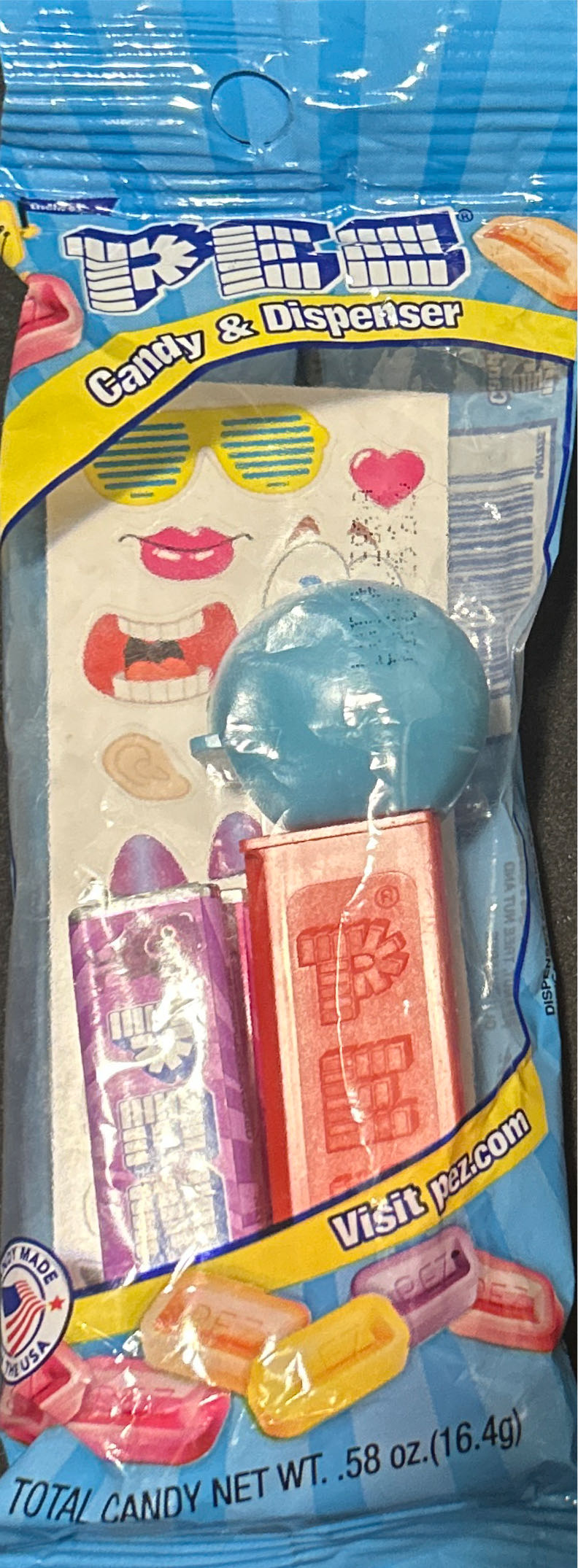 DIY Pez - Blue Emoji Face  pez collectible [Barcode 073621090026] - Main Image 4