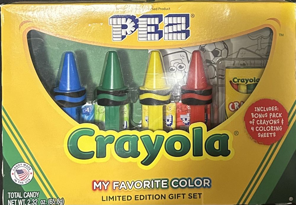 Crayola - Green Crayon  pez collectible [Barcode 073621012004] - Main Image 4