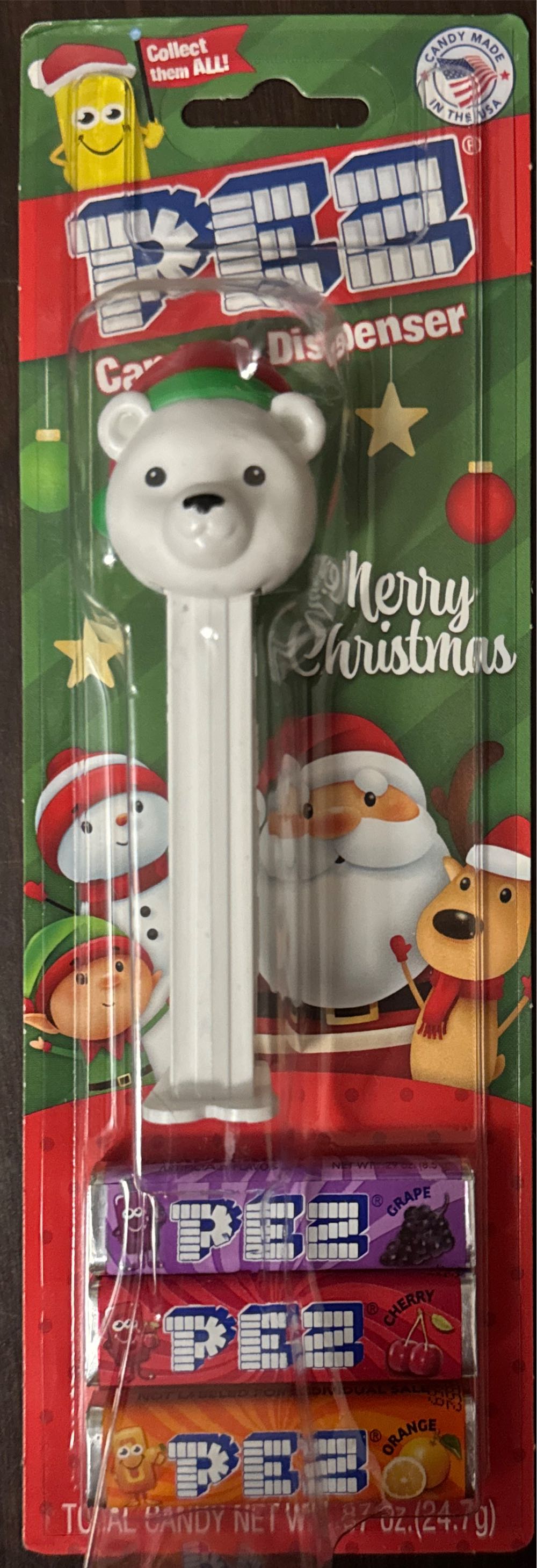 Christmas - Polar Bear - Holiday - Christmas pez collectible - Main Image 2