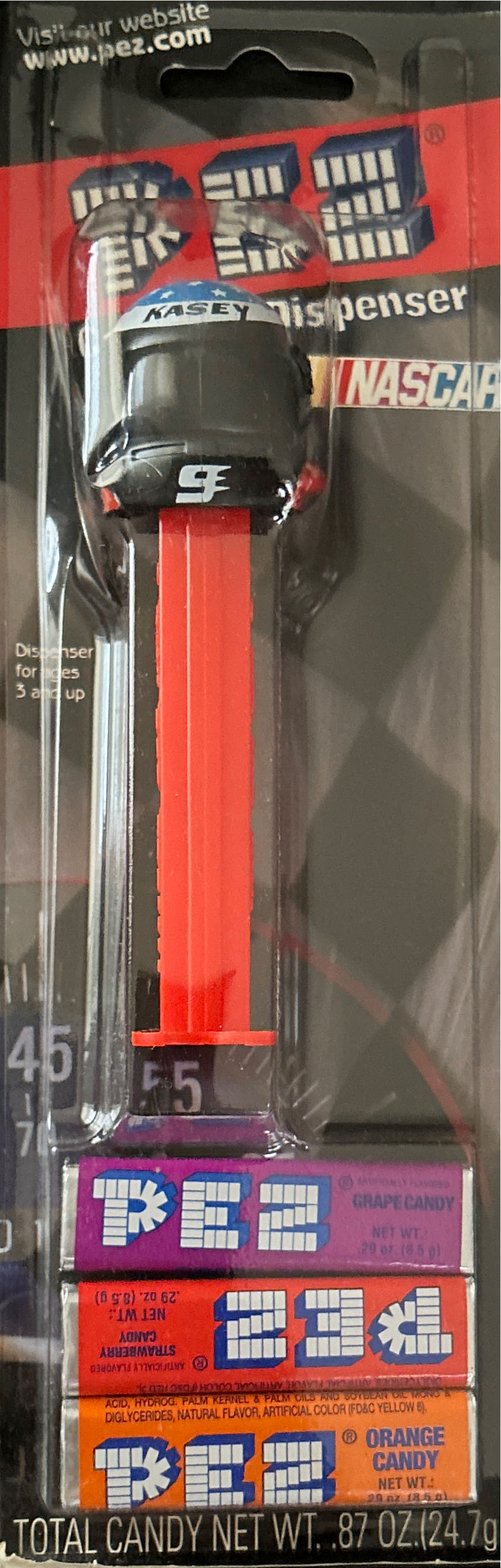 NASCAR  Helmet - Kasey Kahne - Personality pez collectible [Barcode 073621008397] - Main Image 4