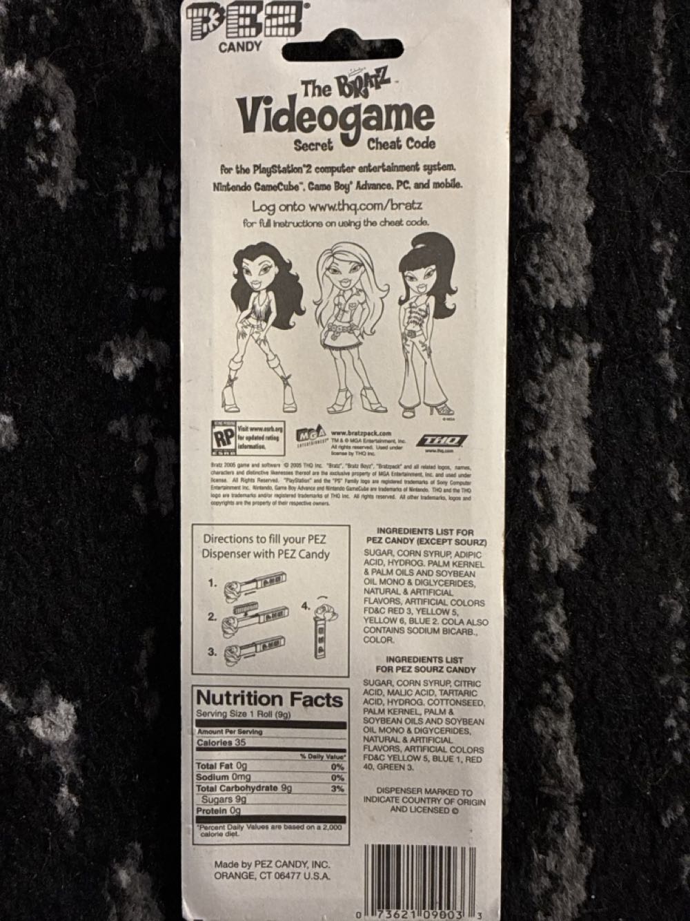 Bratz Yasmin - Bratz / The Bratz Videogame pez collectible [Barcode 0736210900333] - Main Image 2