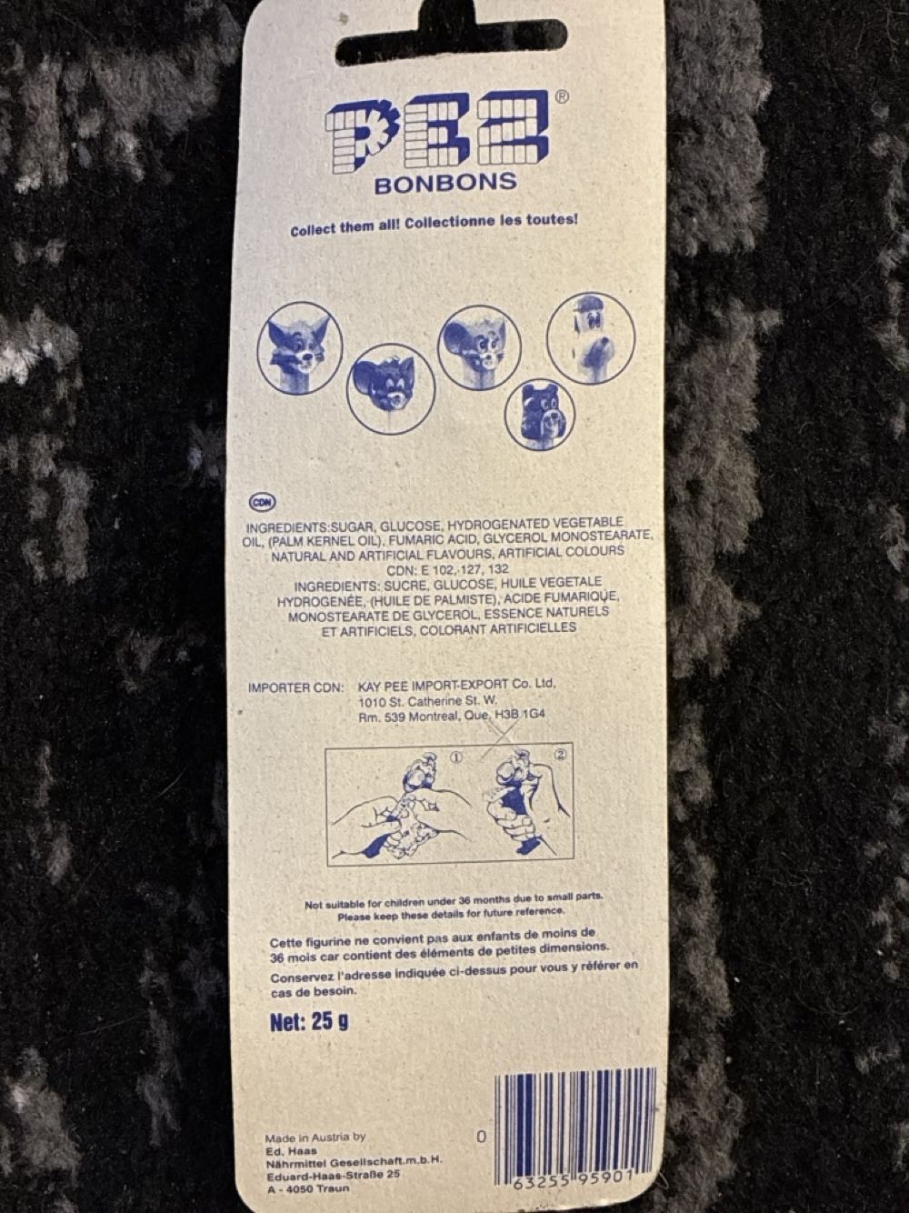 Jerry - Tom & Jerry pez collectible [Barcode 632551959011] - Main Image 2