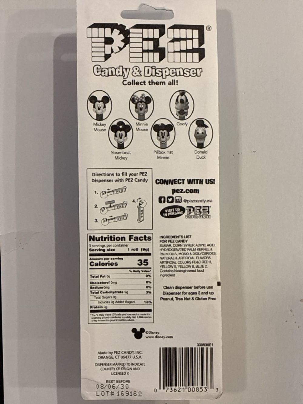 Mickey Mouse - Disney - Mickey Mouse pez collectible [Barcode 073621008533] - Main Image 2